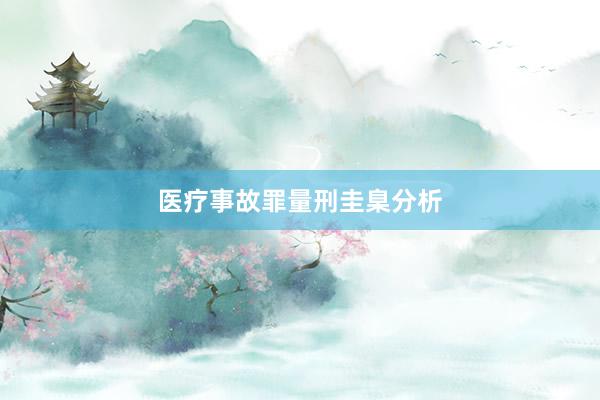 医疗事故罪量刑圭臬分析